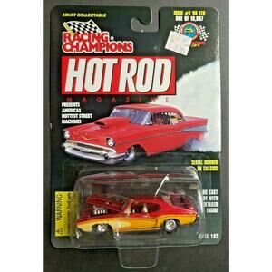 1998 Racing Champions #6 Hot Rod Mag '69 GTO Purple 1:62 HW1